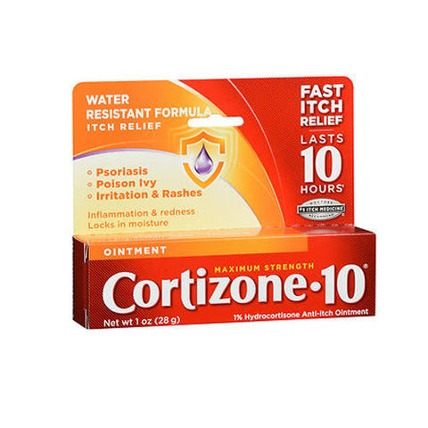 Cortizone-10, Anti-Itch Ointment Maximum Strength, 1 oz Cortizone-10