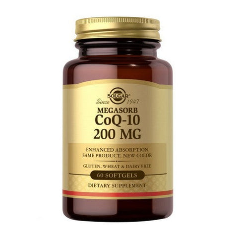 Solgar, Megasorb CoQ-10, 200 Mg, 60 Softgels Solgar