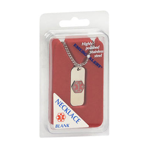 Apothecary Products, Medical Emergency Id Necklace Blank Hypo Allergenic, 2 each Apothecary Products