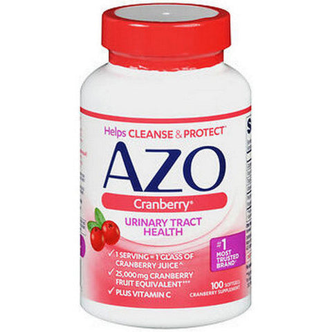 Azo, Cranberry Urinary Tract Health, 100 Caps Azo