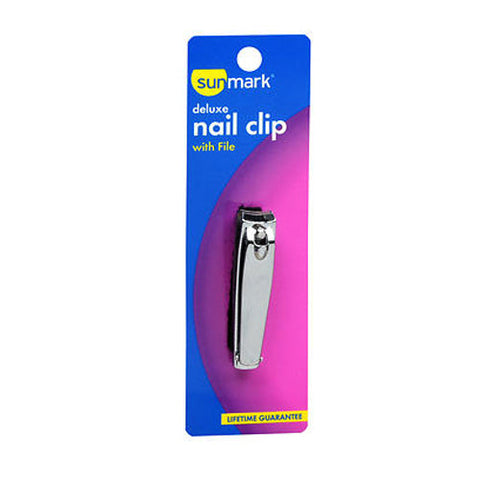 Sunmark, Deluxe Nail Clip With File, 1 each Sunmark