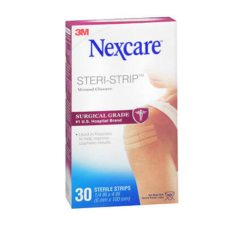 Nexcare, Steri-Strip Wound Closures 0.25 X 4 Inch, 30 Each Nexcare