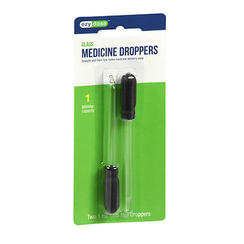 Ezy Dose, Glass Medicine Droppers Straight And Bent Tips, 1 Each Ezy Dose