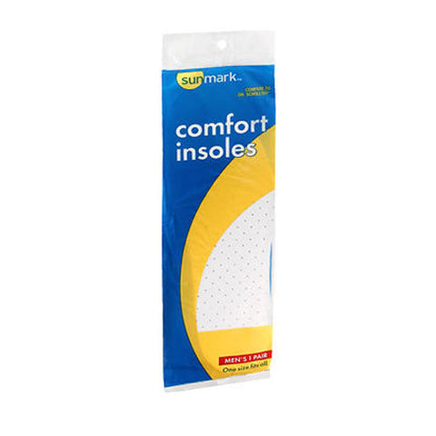 Sunmark, Comfort Insoles Mens, 1 each Sunmark