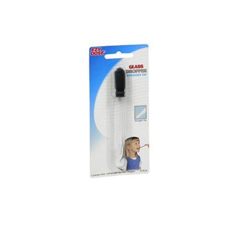 Ezy Dose, Glass Dropper Straight Tip, 1 each Ezy Dose
