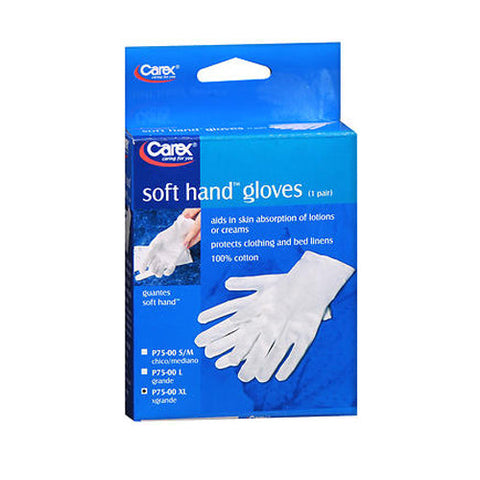 Carex, Soft Hand Cotton Gloves, X-Large 1 each Carex