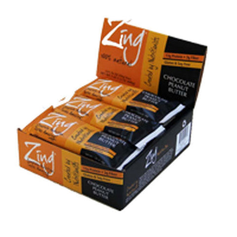Zing Bars, Peanut Butter Bar, 1.76 Oz(Case Of 12) Zing Bars