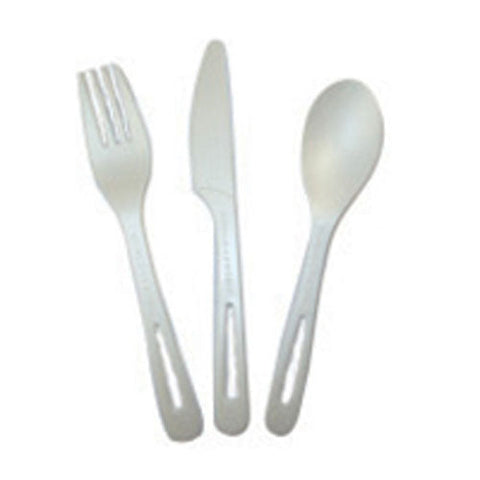 World Centric, Assorted Corn Starch Flatware, 24 Count(Case Of 12) World Centric
