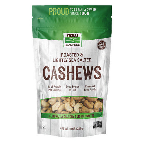 Now Foods, Cashews Roasted and Salted, 10 oz Now Foods