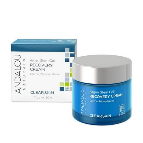 Andalou Naturals, Clear Skin Argan Stem Cell Recovery Cream, 1.7 Oz Andalou Naturals