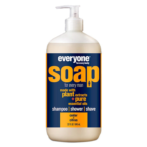 EO Products, Everyone Soap For Men, Cedar and Citrus 32 OZ EO Products