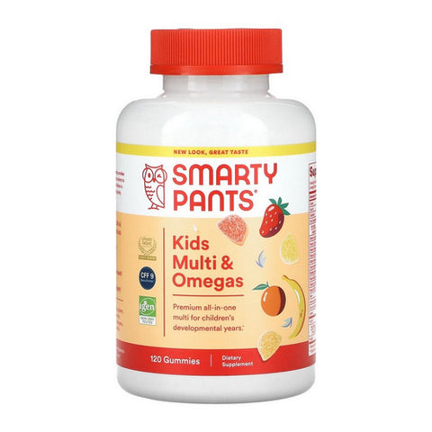 SmartyPants, Children's All-in-One Multivitamin Plus Omega-3 Plus Vitamin D, 120 COUNT SmartyPants