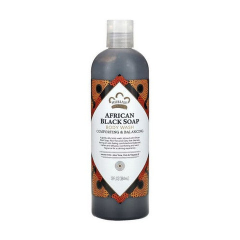 Nubian Heritage, African Black Soap Detoxifying Body Wash, 13 Oz Nubian Heritage