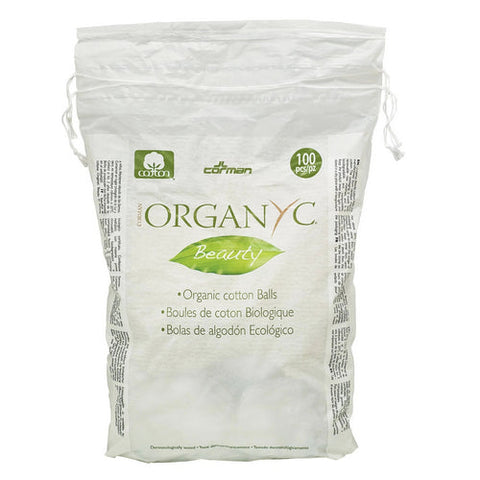 Organyc, Beauty Cotton Balls, 100 CT Organyc