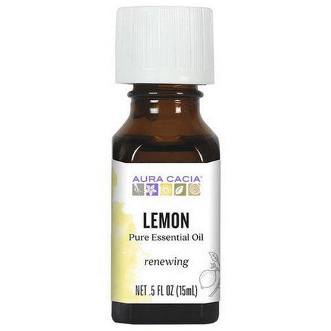 Aura Cacia, 100% Pure Essential Oil Lemon, 0.5 Oz Aura Cacia