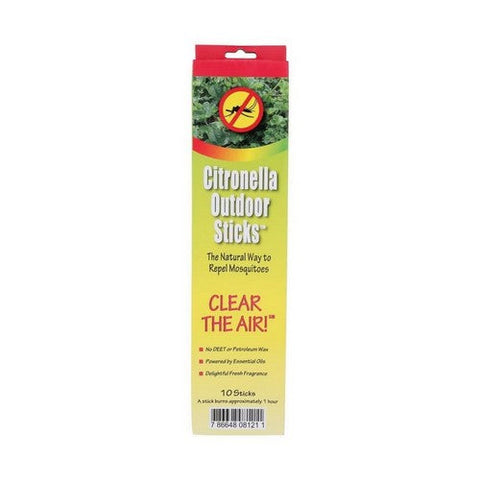 Neemaura, Outdoor Citronella Sticks, 10 count Neemaura