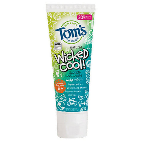 Tom's Of Maine, Children's Anticavity Wicked Cool Toothpaste, 5.1 oz Tom's Of Maine
