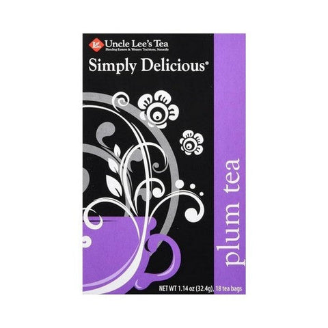 Uncle Lees Teas, Simply Delicious Plum Tea, 18 Bags Uncle Lees Teas
