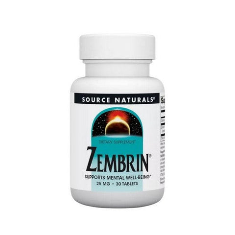 Source Naturals, Zembrin, 25 mg, 30 Tab Source Naturals