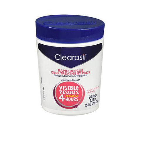 Clearasil, Rapid Rescue Deep Treatment Pads, 90 Each Clearasil