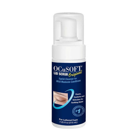 Ocusoft, Lid Scrub Foaming Eyelid Cleanser, 7.25 Oz Ocusoft