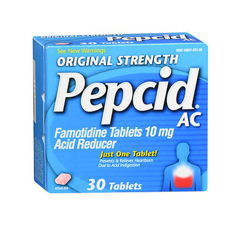 Pepcid, Acid Reducer Tablets Original Strength, 30 Tablets Pepcid