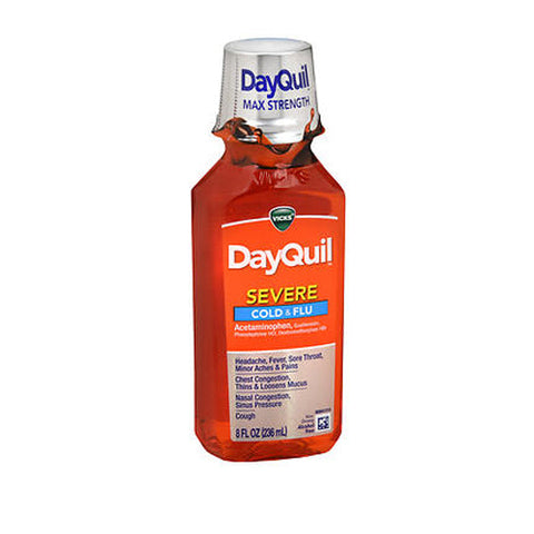 Vicks, DayQuil Severe Cold Flu Liquid, 8 oz Vicks