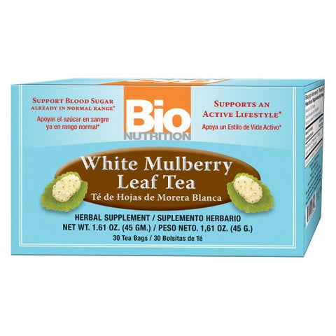 Bio Nutrition Inc, White Mulberry Leaf Tea, 30 Bags Bio Nutrition Inc