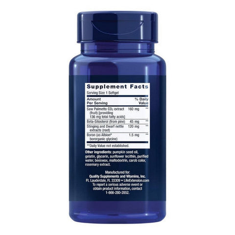 Life Extension, Palmettoguard Saw Palmetto Nettle Root And Beta-Sitosterol, 60 Softgels Life Extension