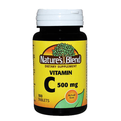 Nature's Blend, Vitamin C, 500 mg, 100 Tabs Nature's Blend