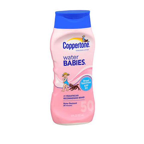 Claritin, Water Babies Lotion SPF 50, 8 Oz Coppertone