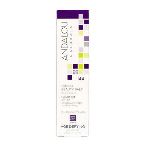 Andalou Naturals, Perfecting BB Beauty Balm Natural Tint SPF 30, 2 Oz Andalou Naturals
