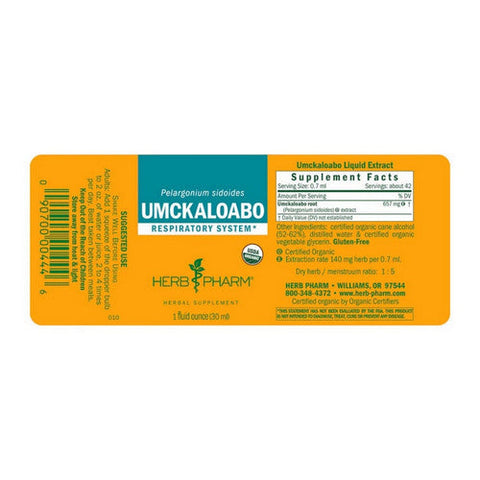Herb Pharm, Umckaloabo, 1 Oz Herb Pharm