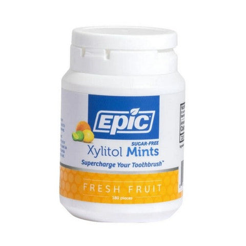 Epic Dental, Xylitol Mints Sugar Free Fresh Fruit, Fresh Fruit 180 Pc Epic Dental