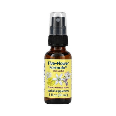 Flower Essence Services, Five Flower Formula In Glycerin Spray, 1 Oz Flower Essence Services