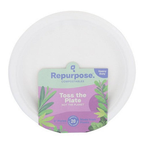 Repurpose, Plates Compostable, 20 Count(Case Of 12) Repurpose