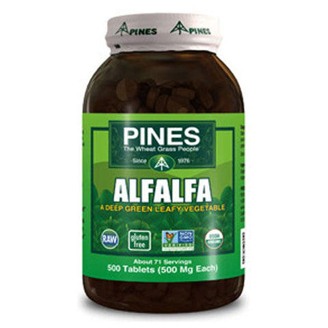 Pines Wheat Grass, Alfalfa, 500 Mg, 500 Tab Pines Wheat Grass