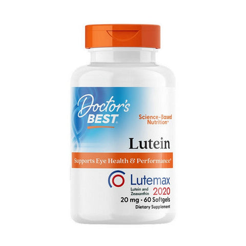 Doctors Best, Lutein Lutemax 2020, 20 Mg, 60 Softgels Doctors Best