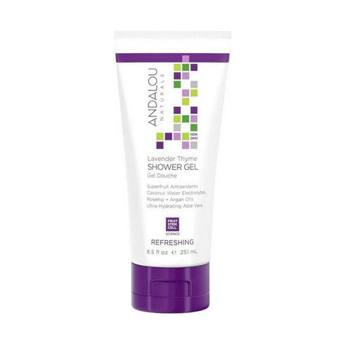 Andalou Naturals, Shower Gel, Refreshing Lavender Thyme 8.5 Oz Andalou Naturals
