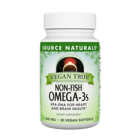 Source Naturals, Vegan True Omega-3s, 300 mg, 30 Softgels Source Naturals