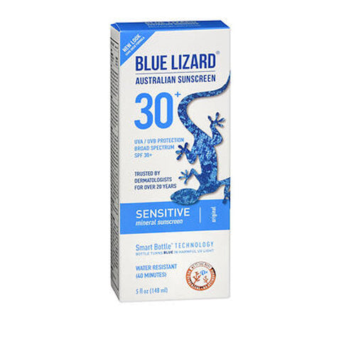 Blue Lizard, Australian Sunscreen SPF 30+, Sensitive 5 Oz Blue Lizard