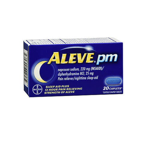 Aleve, Pain Reliever Nighttime Sleep Aid, 20 Caplets Aleve