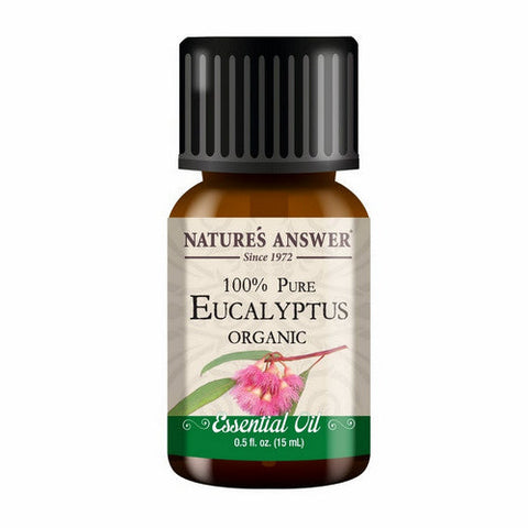 Nature's Answer, Pure Organic Essential Oil Eucalyptus, 0.5 Oz Nature's Answer