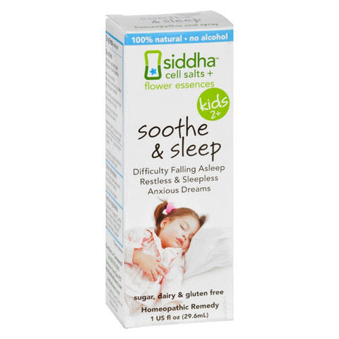 Sidda Flower Essences, Soothe & Sleep For Kids, 1 Oz Sidda Flower Essences