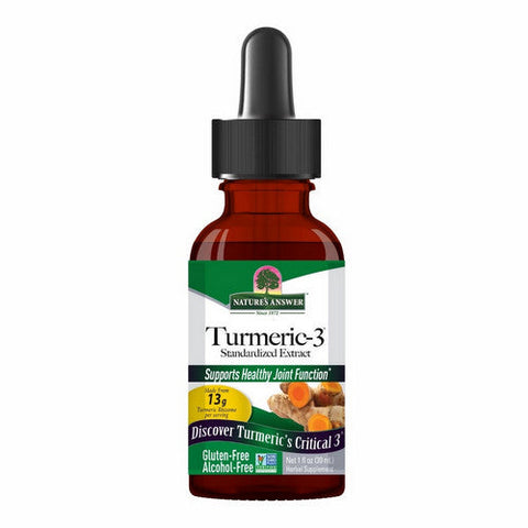 Nature's Answer, Turmeric-3 Alcohol-Free, 200 Mg, 1 Oz Nature's Answer
