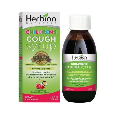 Herbion Naturals, Throat Syrup For Children Cherry, 5 Oz Herbion Naturals