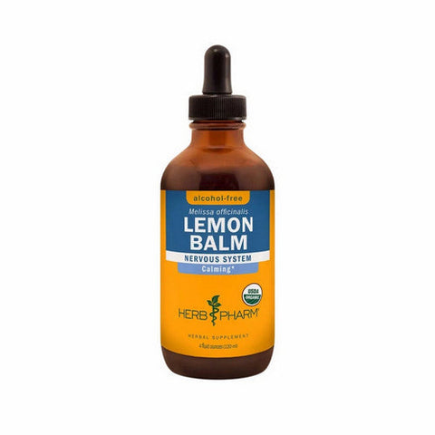 Herb Pharm, Lemon Balm Alcohol-Free, 4 Oz Herb Pharm