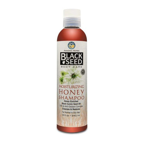 Amazing Herbs, Black Seed Moisturizing Honey Shampoo, 8 oz Amazing Herbs