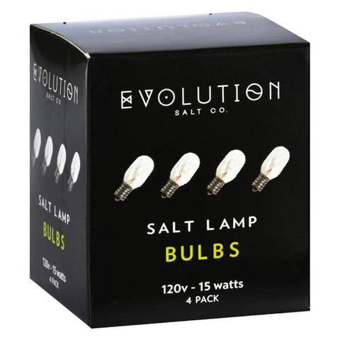 Evolution Salt, Clear Bulb 15W, 4 Packs Evolution Salt