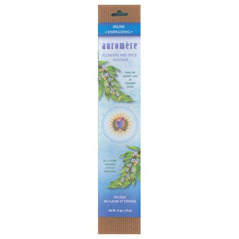 Auromere, Flower & Spice Incense, Musk 1 Count Auromere